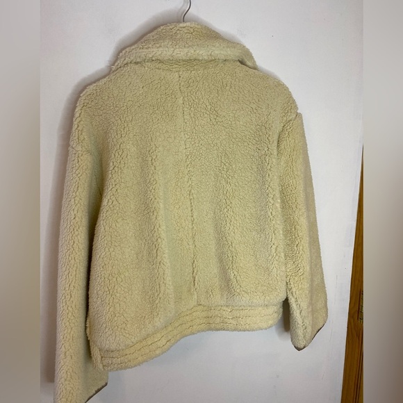 NWT Free People Joplin Boxy Fleece Furry Retro Jacket - Picture 8 of 10